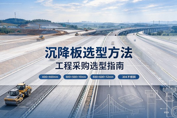 连云沉降板选择方法