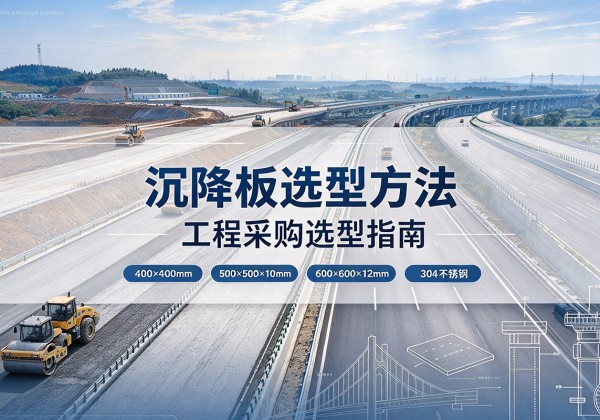连云沉降板选择方法